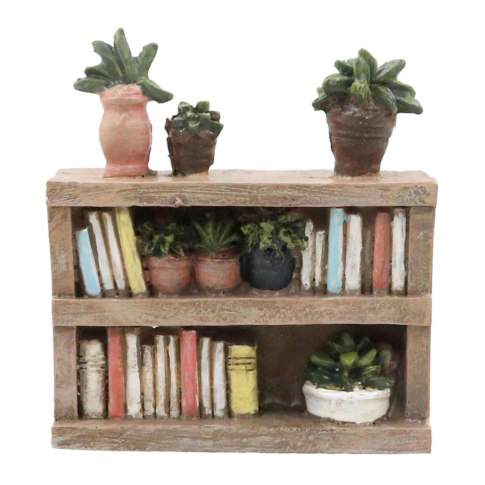 Mini Bookcase with Plants by Ashland®